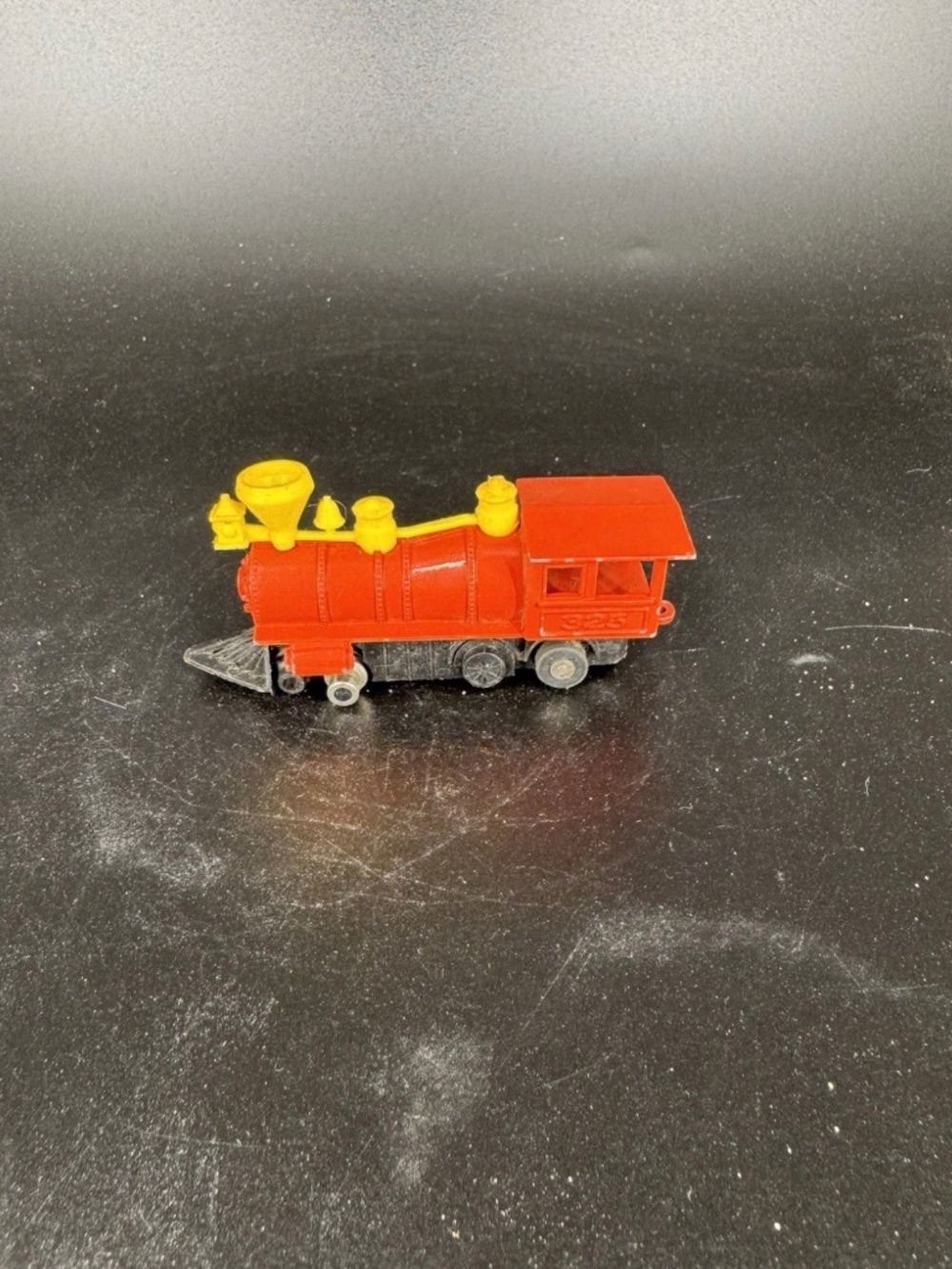 Vintage Toy Train Engine 325 Red Die Cast Collectible Tootsie Toys